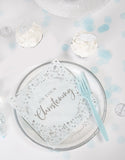 Blue On Your Christening Lunch Napkins 3 ply Foil Stamped