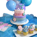 Mermaid Tin-Plated Cake Decorating Cutter Kit