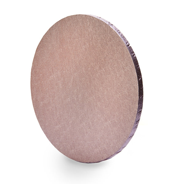 Individually Wrapped Round Cake Drum Rose Gold 10in