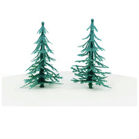 Fir Trees Plastic Cake Topper Picks Bulk