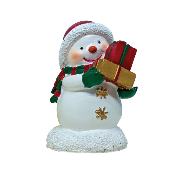 Sweet Snowman Resin Cake Toppers Bulk