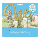 Beatrix Potter™ Peter Rabbit™ 1st Birthday One Glitter Cake Topper with Attachment