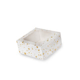 Gold Star Square Treat Boxes with Window Foil