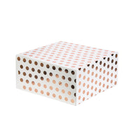 Rose Gold Polka Dot 10" Cake Box Foil