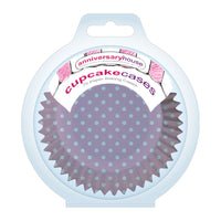 Pastel Pink Gingham & Polka Mix Cupcake Cases