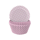 Pastel Pink Gingham & Polka Mix Cupcake Cases