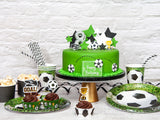 Football Cupcake Toppers Foil