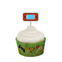 Gaming Party Cupcake Toppers