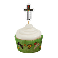 Gaming Party Cupcake Toppers