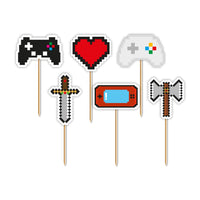 Gaming Party Cupcake Toppers