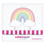 Pastel Rainbow Cake Topper