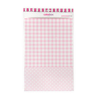 Pink Gingham 10" Cake Box