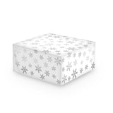 Silver Snowflake 10" Cake Box Foil