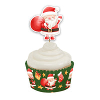 Santa and Friends Cupcake Kit Poly-Bagged