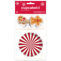 Gingerbread Swirl Cupcake Kit Poly-Bagged