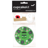 Halloween Frankenstein Cupcake Kit Poly-Bagged