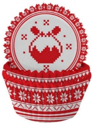 Christmas Jumper Pudding Cupcake Cases