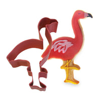 Flamingo Poly-Resin Coated Cookie Cutter Pink