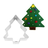 Snow Covered Christmas Tree Stainless Steel Cookie Cutter