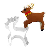 Reindeer Tin-Plated Cookie Cutter