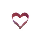 Small Heart Poly-Resin Coated Cookie Cutter Pink