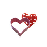 Small Heart Poly-Resin Coated Cookie Cutter Pink