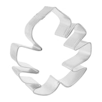 Tropical Leaf Tin-Plated Cookie Cutter