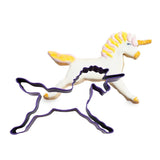 Unicorn Poly-Resin Coated Cookie Cutter Purple