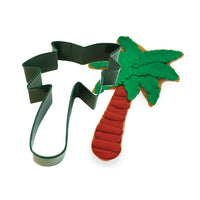 Palm Tree Poly-Resin Coated Cookie Cutter Green