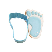 Baby's Foot Poly-Resin Coated Cookie Cutter Blue