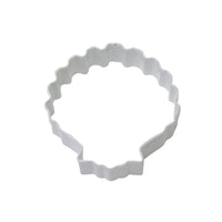 Sea Shell Poly-Resin Coated Cookie Cutter White