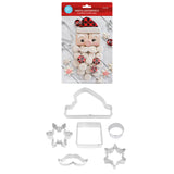 Santa Centrepiece Cookie Cutter Set Tin-Plated