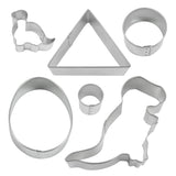 Dinosaur Tin-Plated Cake Decorating Cutter Kit