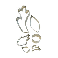 Reindeer Tin-Plated Cake Decorating Cutter Kit