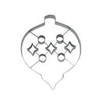 Christmas Bauble with Punch-out Deluxe Cookie Cutter Stainless Steel