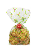 Holly Cello Treat Bags with Twist Ties