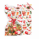 Santa and Friends Cello Treat Bags with Twist Ties