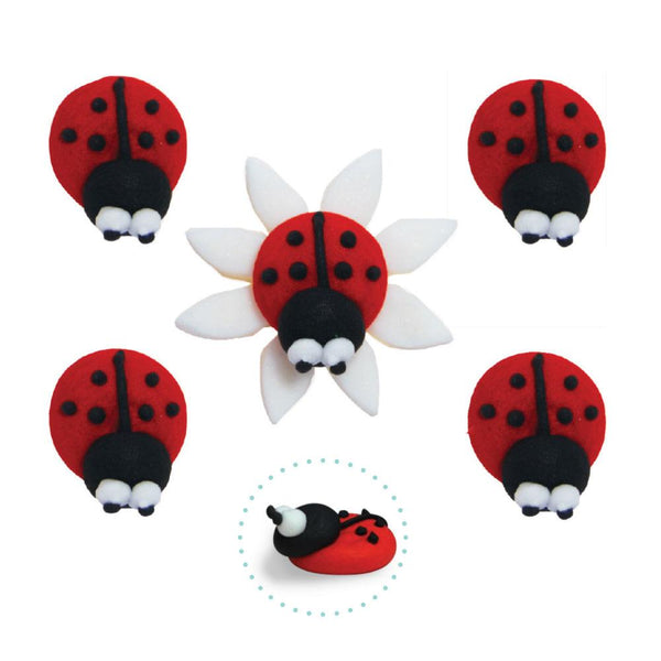 Ladybird Sugar Toppers