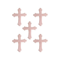 Cross Sugar Toppers Pink