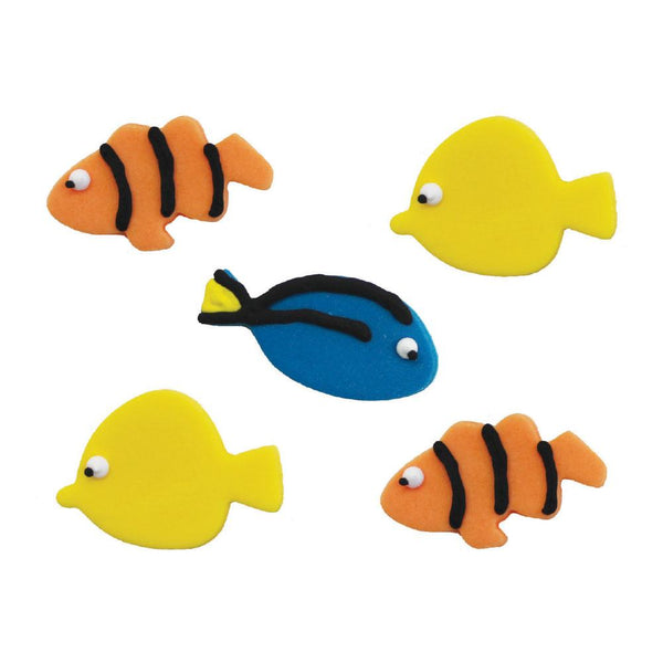 Tropical Fish Sugar Toppers