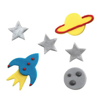 Outer Space Sugar Toppers