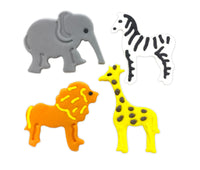 Jungle Animals Sugar Toppers