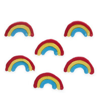 Rainbow Sugar Toppers