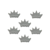 Silver Tiara Sugar Toppers