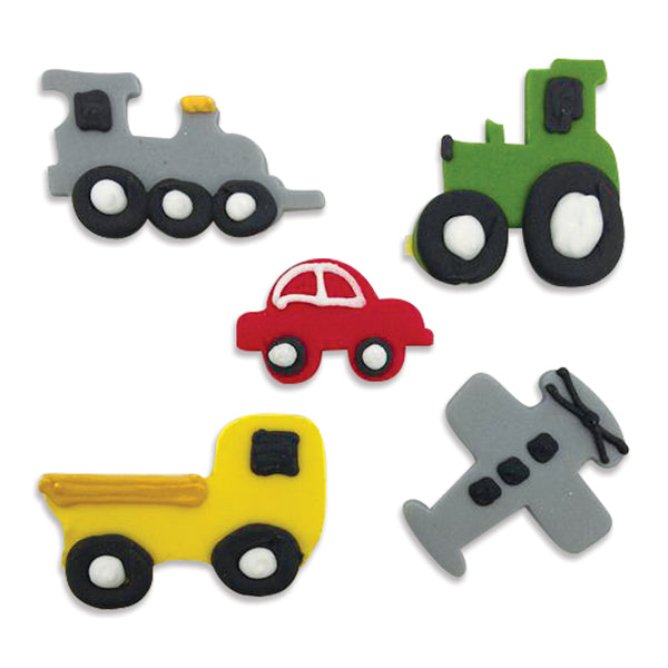 Transport Mix Sugar Toppers