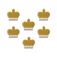 Gold Crown Sugar Toppers