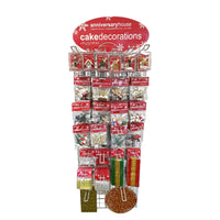 Christmas Cake Decorations Reusable Slimline Spinner - Unfilled