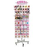 Merchandising Everyday Cake Decoration Slimline Floor Spinner (Includes Header Card and 73 Detachable Hooks)