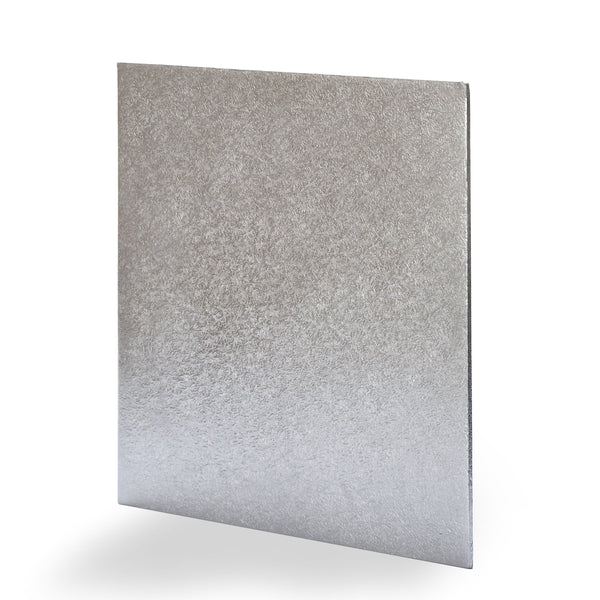 Individually Wrapped Square Cake Board Silver 10in
