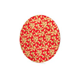 Unwrapped Holly Print Round Boards Assortment 10in